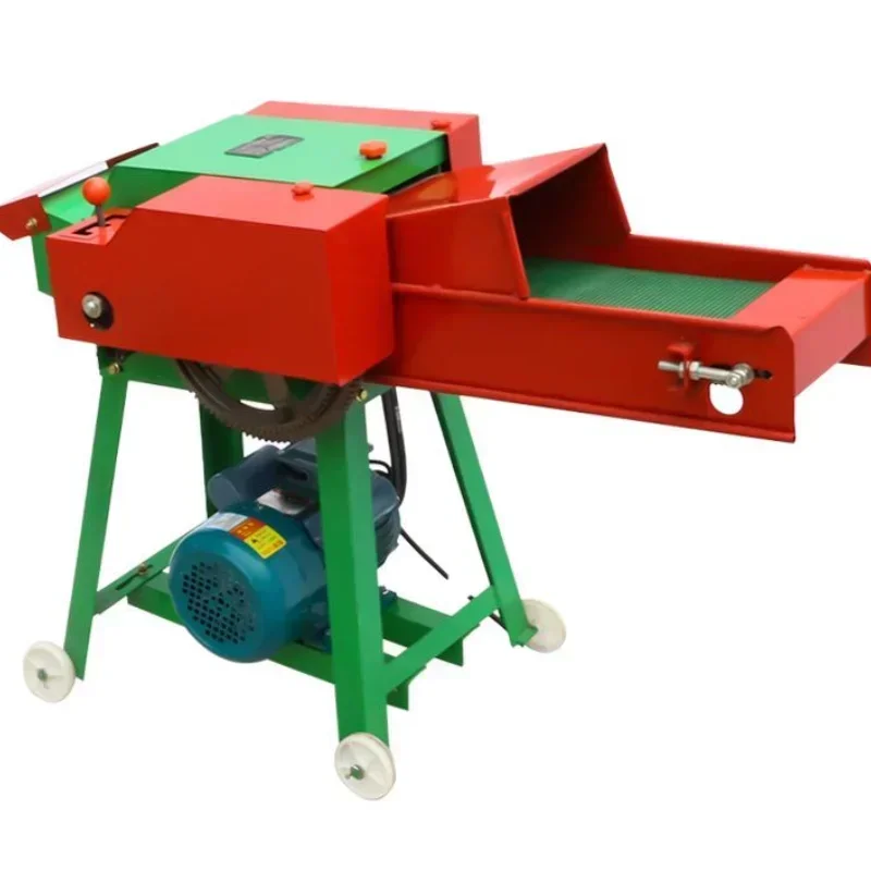 Dual Purpose Mini Chaff Cutter Machine  Petrol Engine Animal Feed Silage Hay Grass Chopper for Agricultural