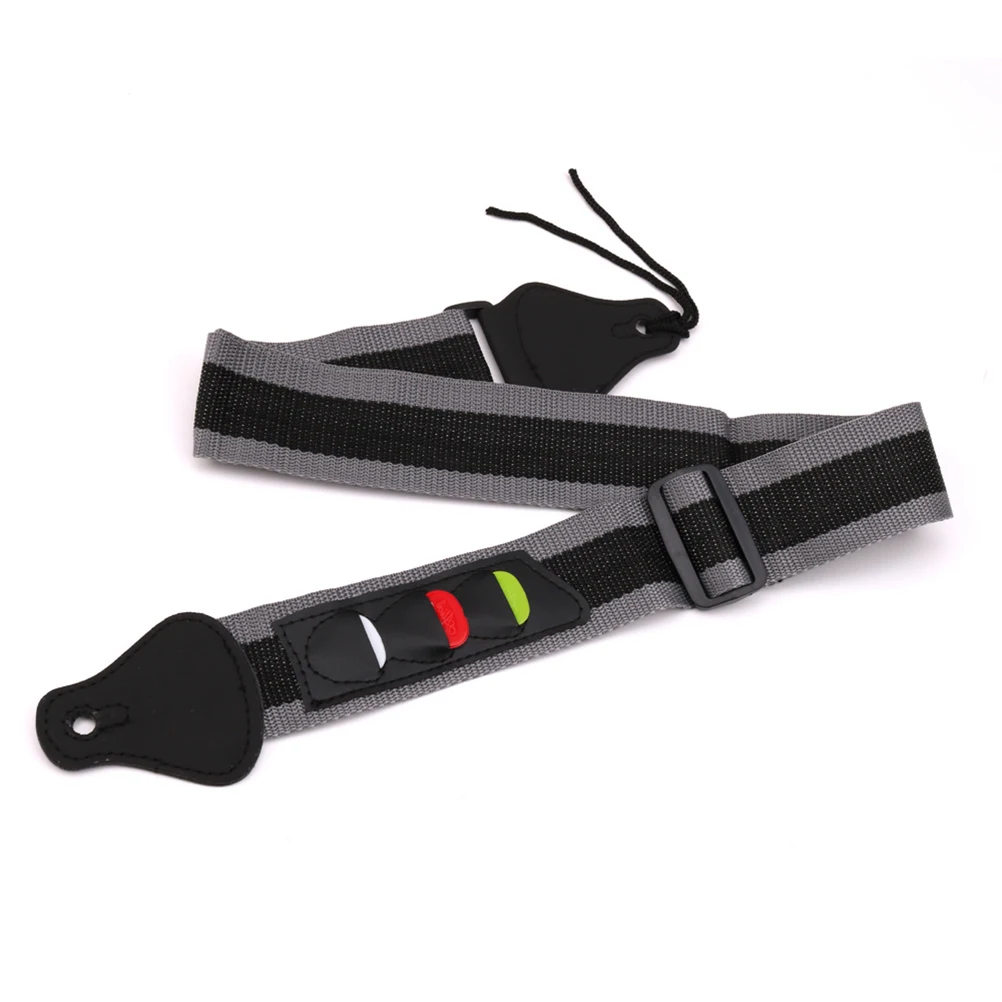 

Strap Guitar Strap Nylon Strap Strap with picks Wear Proof strap