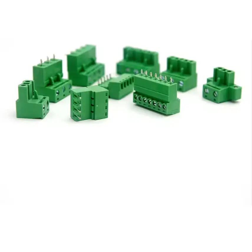 

3.81mm Pitch 2-16P screw electric plug-in PCB terminal block