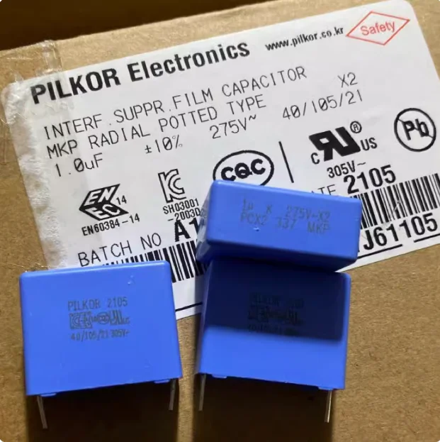 

20pcs/lot PILKOR MKP337 PCX2 1UF 275V-X2 FILM capacitor free shipping