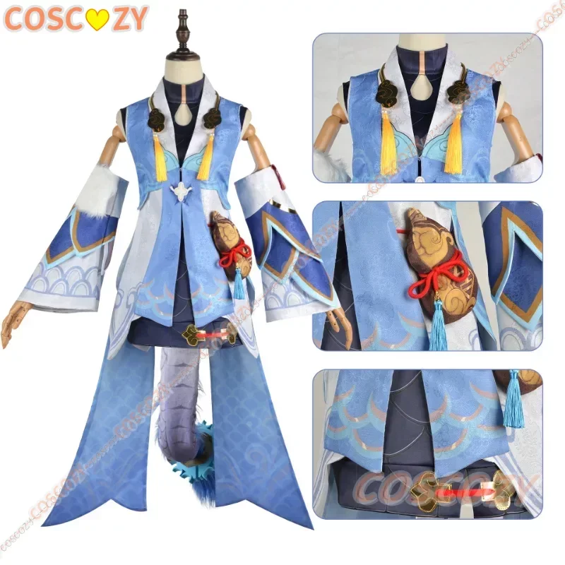 Costume de Cosplay du Jeu Honkai Star Rail, Ensemble de Perruque et Robe de Convention