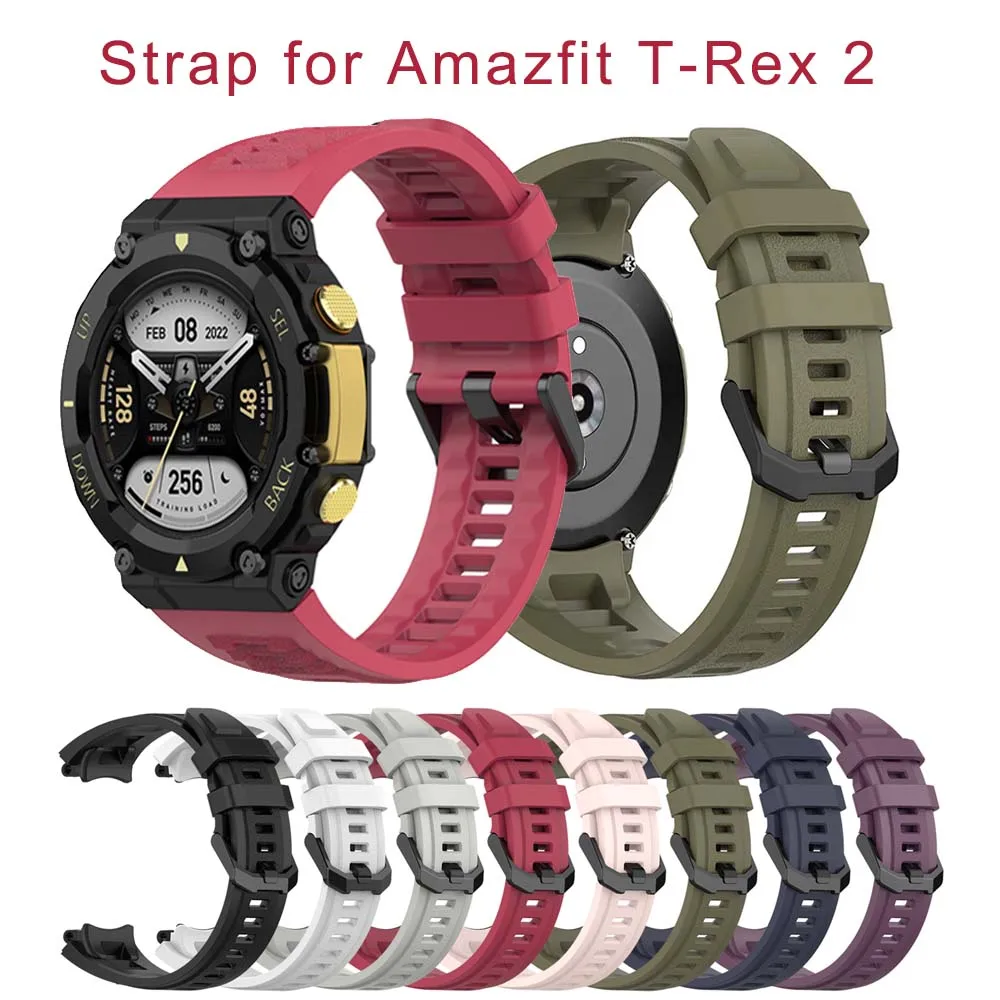 Kleiderständer für Herren, intelligente Huami Amazfit T-Rex 2, Pulsera de Repuesto Steen für Amazfit T-Rex2