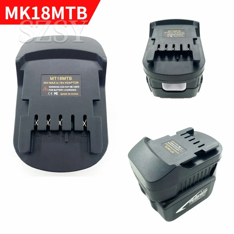 MK18MTB Battery Adapter Converter Use For Makita 18V Li-Ion Battery Converter to For Metabo 18V Lithium Electric tools Batteries