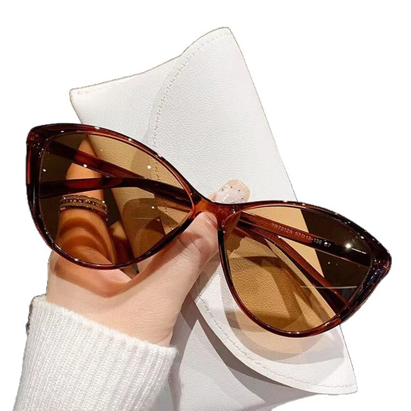 Neue Vintage Runde Cat-Eye-Sonnenbrille für Damen und Herren, Kreisförmige Sonnenbrillen, Ovale Brillen für Männer und Frauen