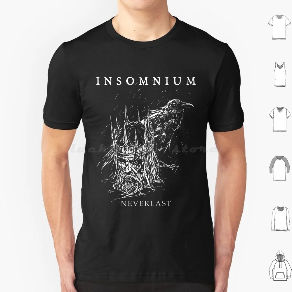 

Insomnium T Shirt Cotton Men Women DIY Print Burzum Insomnium Black Metal Band Death Metal Band Emperor Kreator Napalm Death