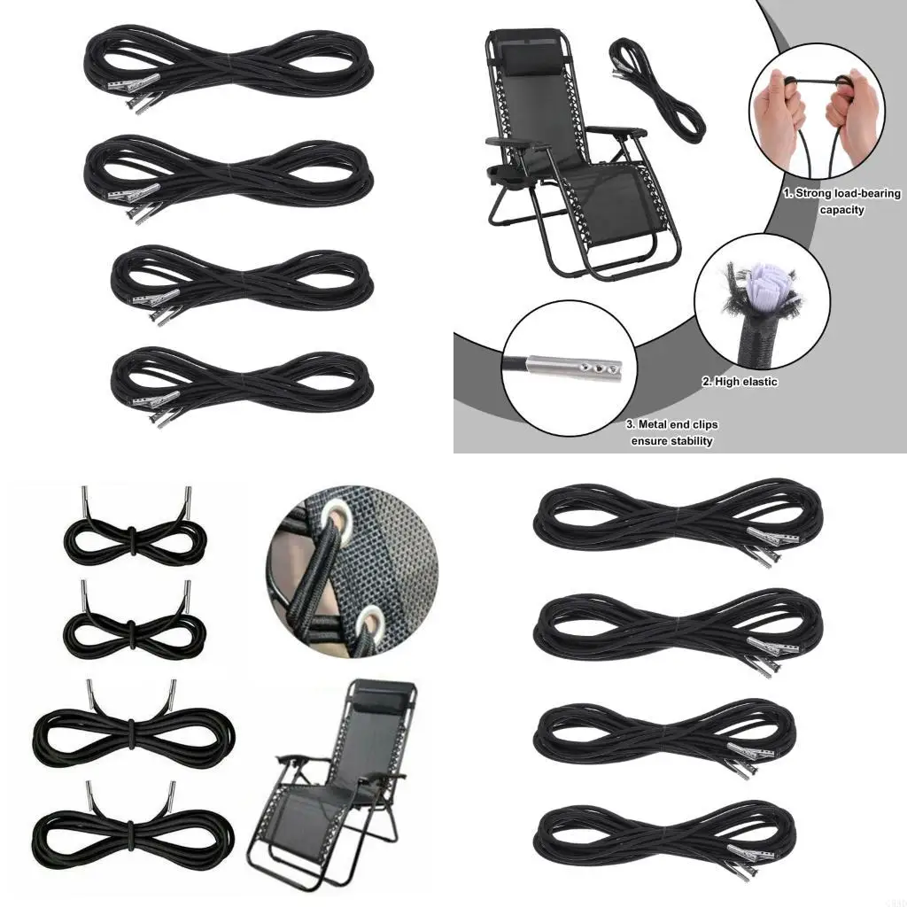 

Antislip Elastic Straps for Folding Recliners Universal Heavy Duty Construction C5AD