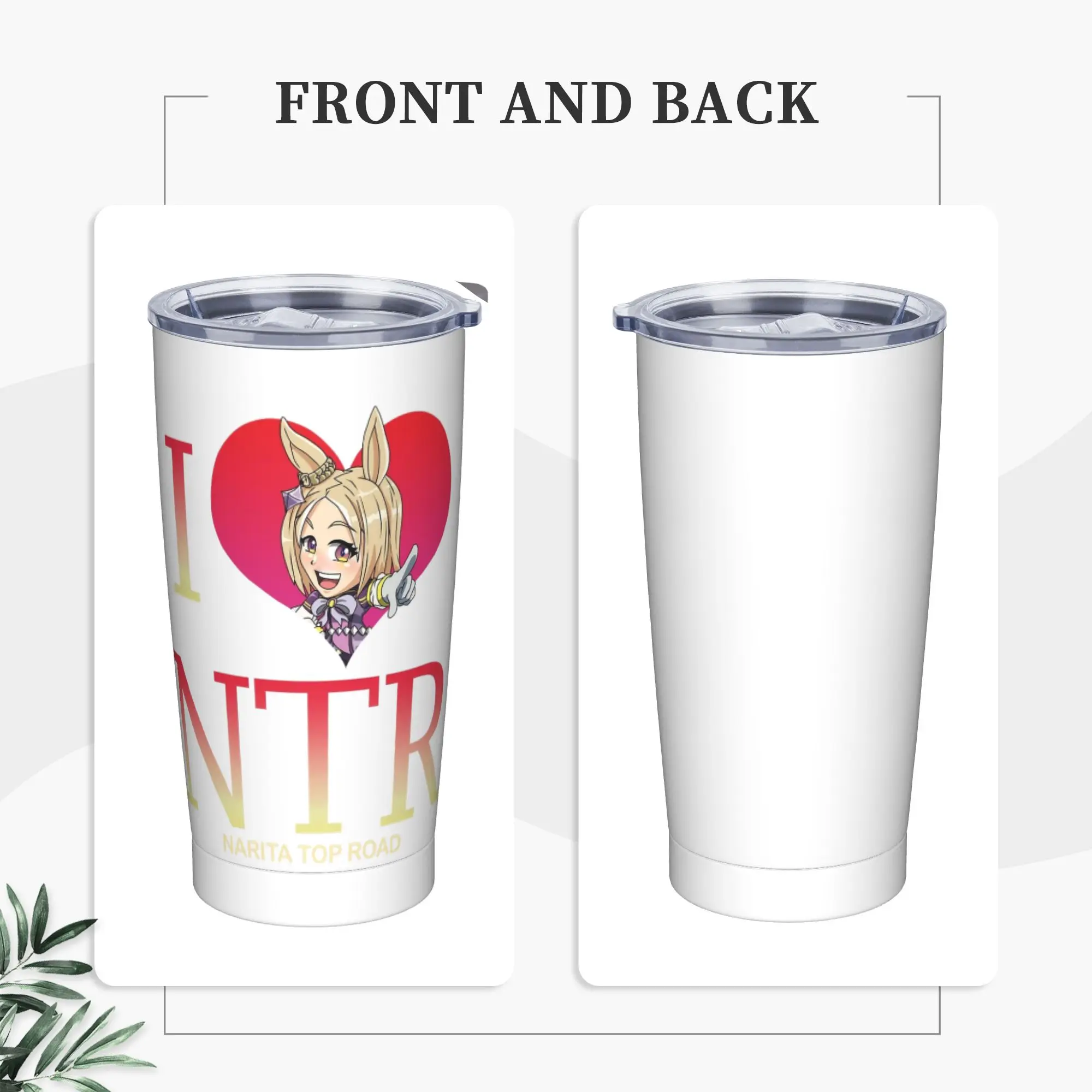Stainless Steel Tumbler Umamusume Pretty Derby INTR Coffee Mug Narita Top Road Leakproof Cold Drink Car Mugs Travel Water Bottle