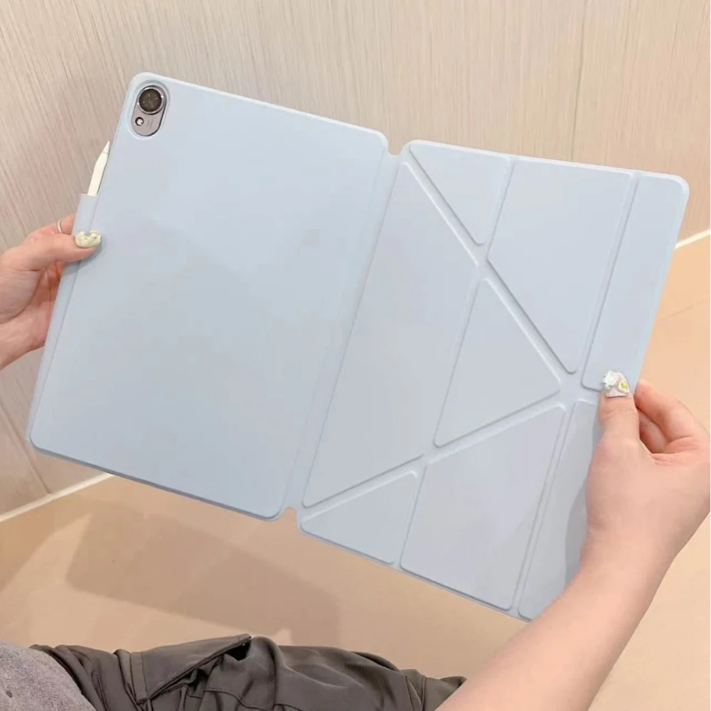 Opvouwbare sterke magnetische slimme tablethoes voor Huawei Honor MagicPad 2 12,3 inch met automatische slaapstandaardbehuizing