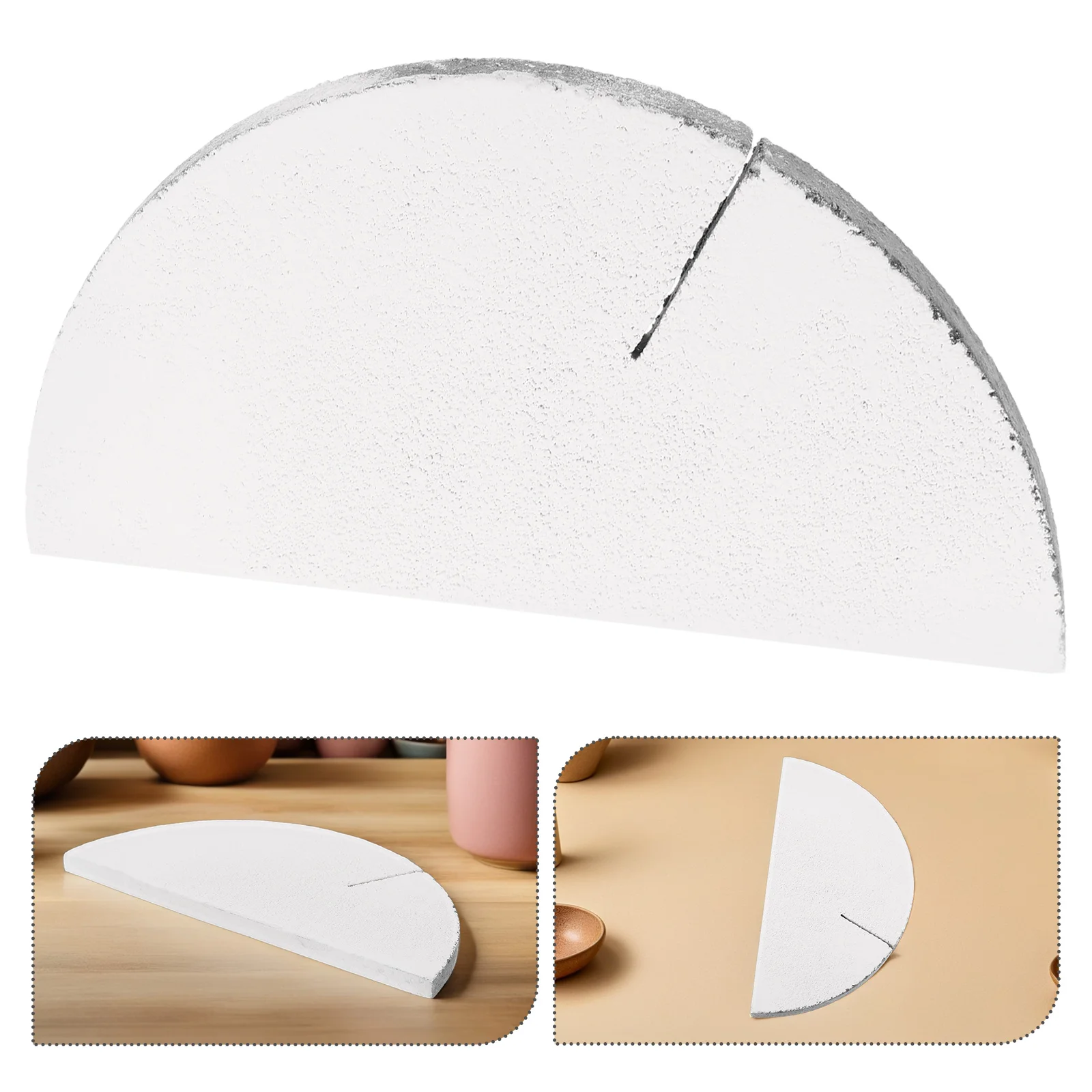 High Temperature Fireproof Clay Art Firing Stand Porcelain Panel Pottery Jewelry Making Supplies Semicircle Shelf Ceramic Board