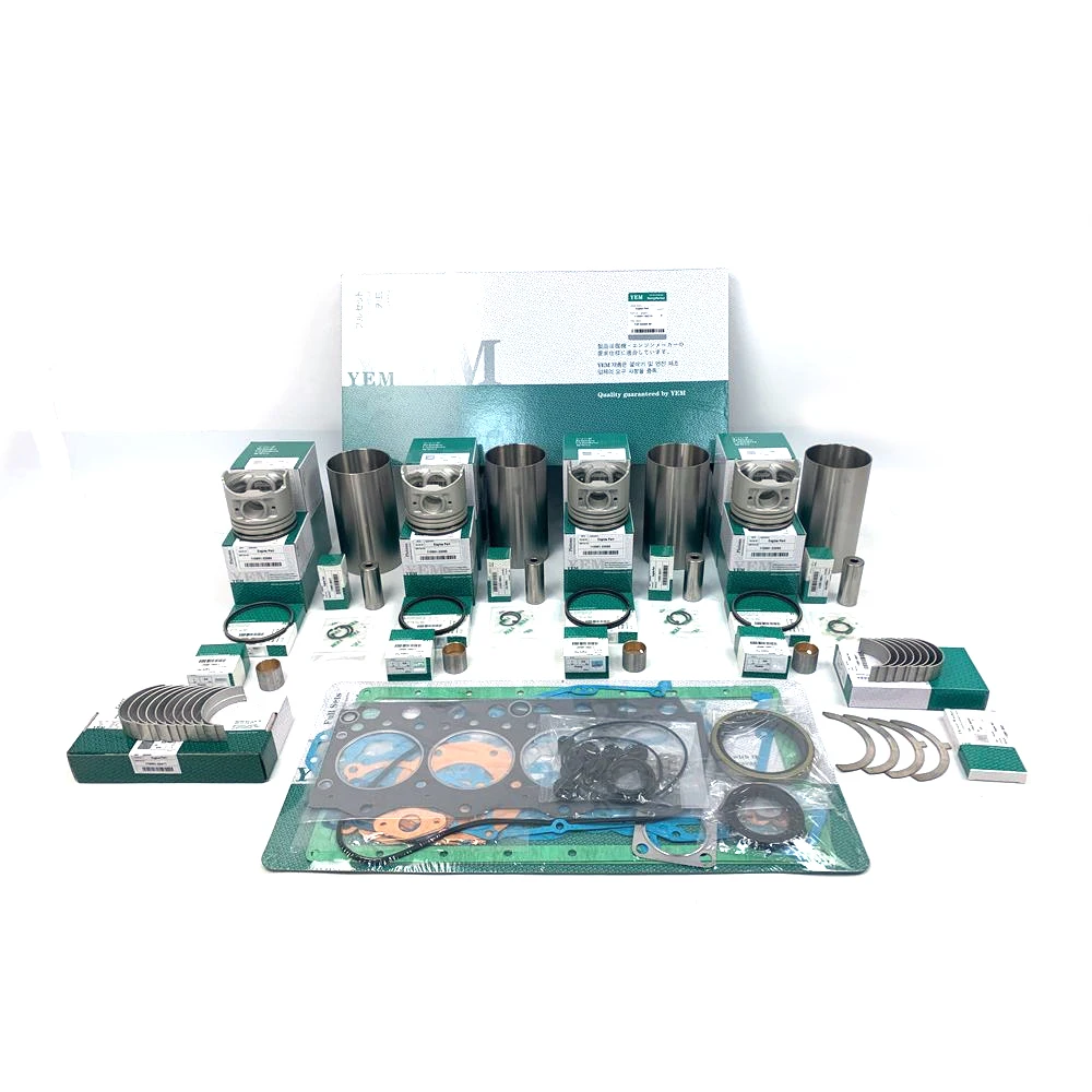 

4BG1 Overhaul Kit + Liner Kit + Full Gasket Kit + Main Rod Bearing + Valves For Isuzu Engine Part