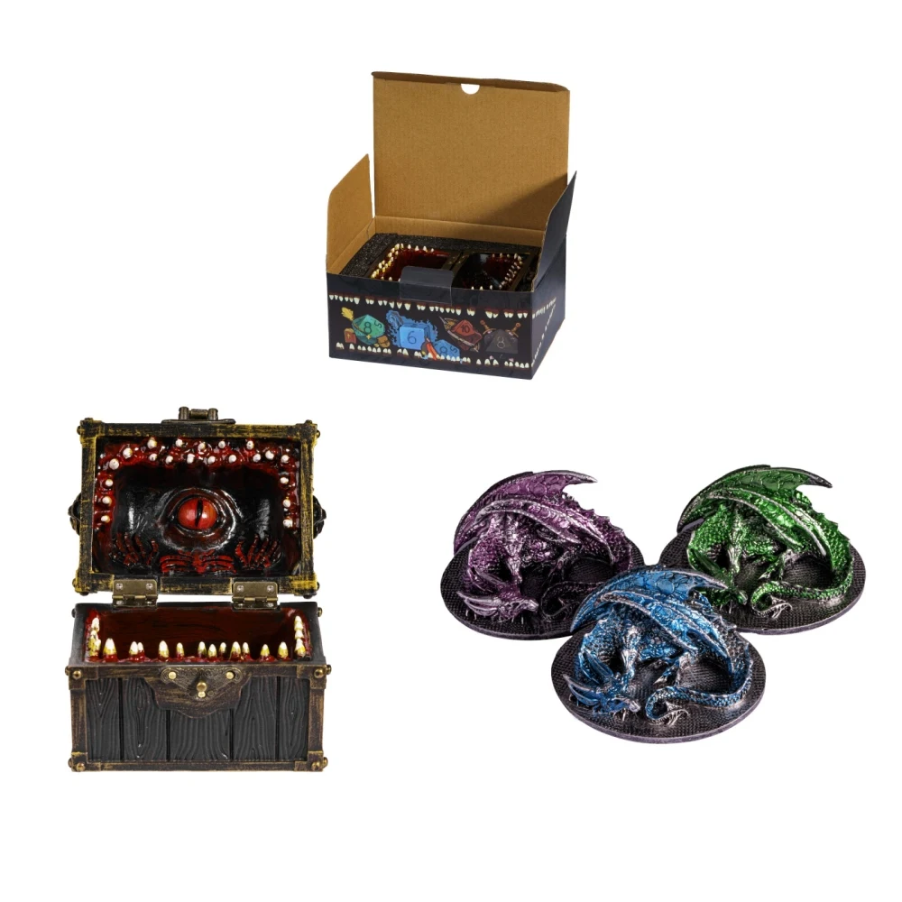 New Cthulu Monster Box Storage Box Desk Organizer For Dungeons And Dragons Dnd Dice Jewelry Sundries Collectibles Souvenir Coins