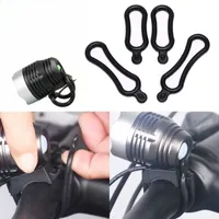 Bicycle Headlights Silicone Straps Fixer Tail Lights Fixed Rubber Bands Cycling Lighting Warning LED Lights Front Seat Pole