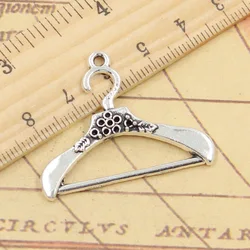 10pcs Charms Cloths Stand Hanger 37x29mm Tibetan Silver Color Pendants Antique Jewelry Making DIY Handmade Craft