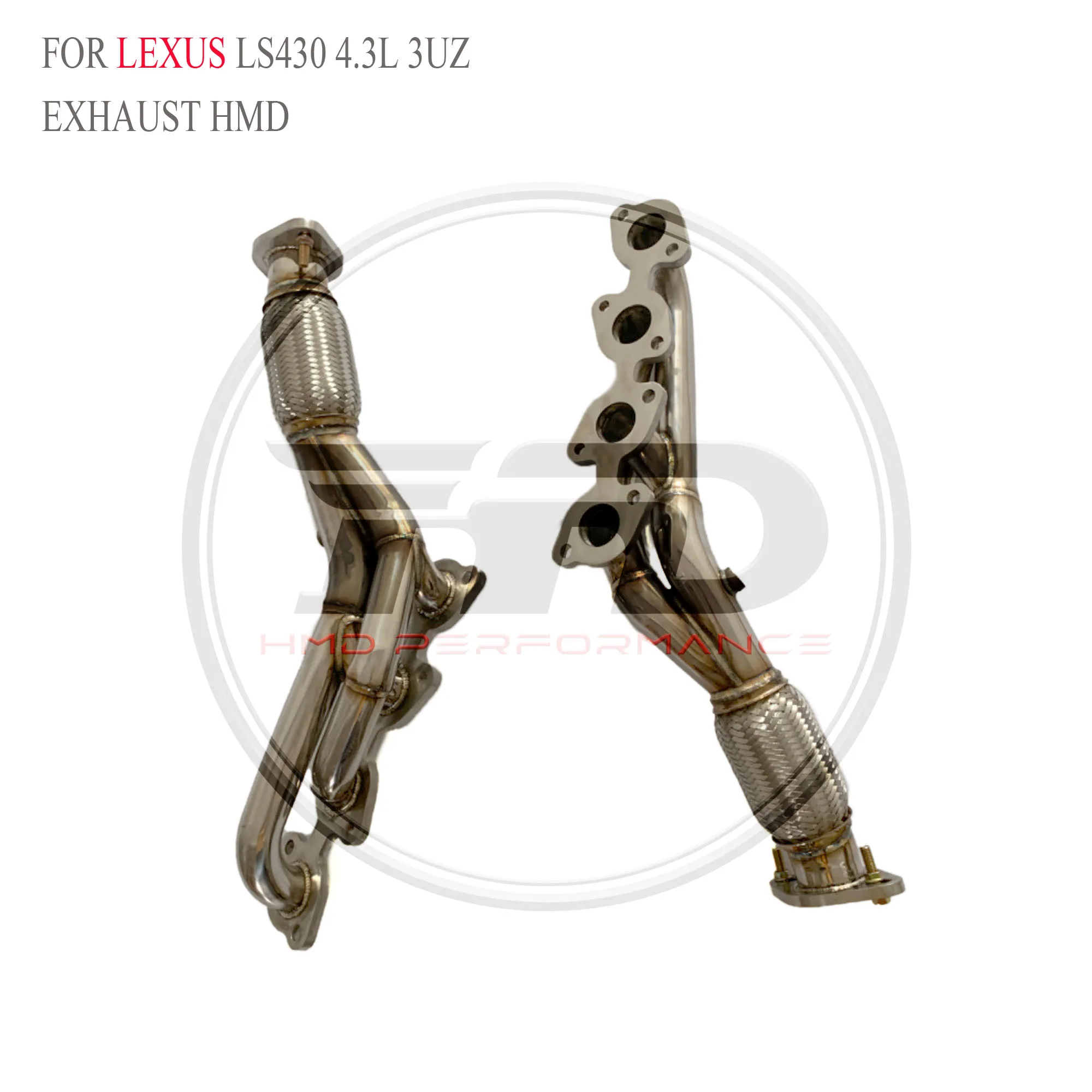 

HMD Exhaust System High Flow Headers for LEXUS LS430 4.3L V8 3UZ Manifold