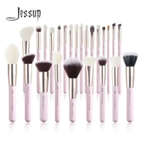 Jessup-Juego de brochas de maquillaje, 15-25 piezas, Natural-sintético, base en polvo, resaltador, sombra de ojos, Pedzle do Makijazu T290