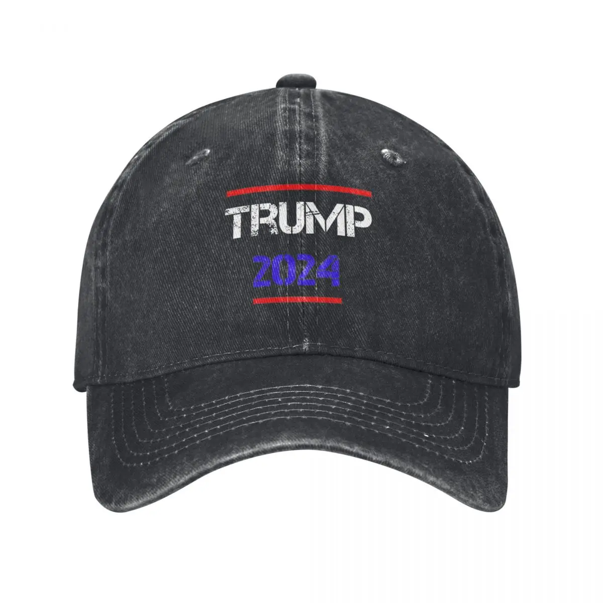 Trump 2024 Men Women Baseball Cap Trump 2024 Keep America Great Distressed Washed Caps Hat Casual Outdoor Running Golf Snapback