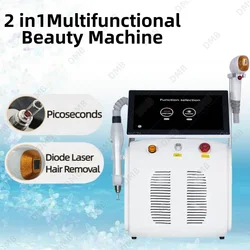 Hot Selling 808nm Diode Hair Removal Picosecond Laser Tattoo Removal Portable 808nm 755nm 1064nm Alexandrite 2-In-1 Device