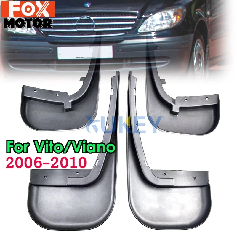 

Set Car Mud Flaps For Benz Vito Viano W639 2006 2010 2009 2008 2007 Mudflaps Splash Guards Mud Flap Mudguard Fender Front Rear