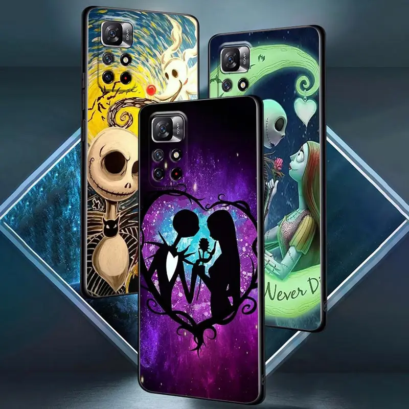 جراب هاتف جاك سالي سكيلينجتون ، شاومي بوكو F6 برو ، فونداس لشاومي بوكو X3 NFC X6 X4 X5 5G M4 M5 M6 F3 F4 F5 14 13T