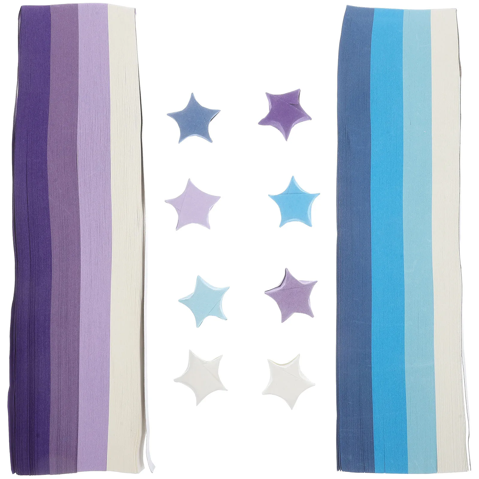 

1080Pcs Star Origami Paper Strips Double Sided Folding Paper for Handmade Crafts DIY Gifts Home Party Decorations