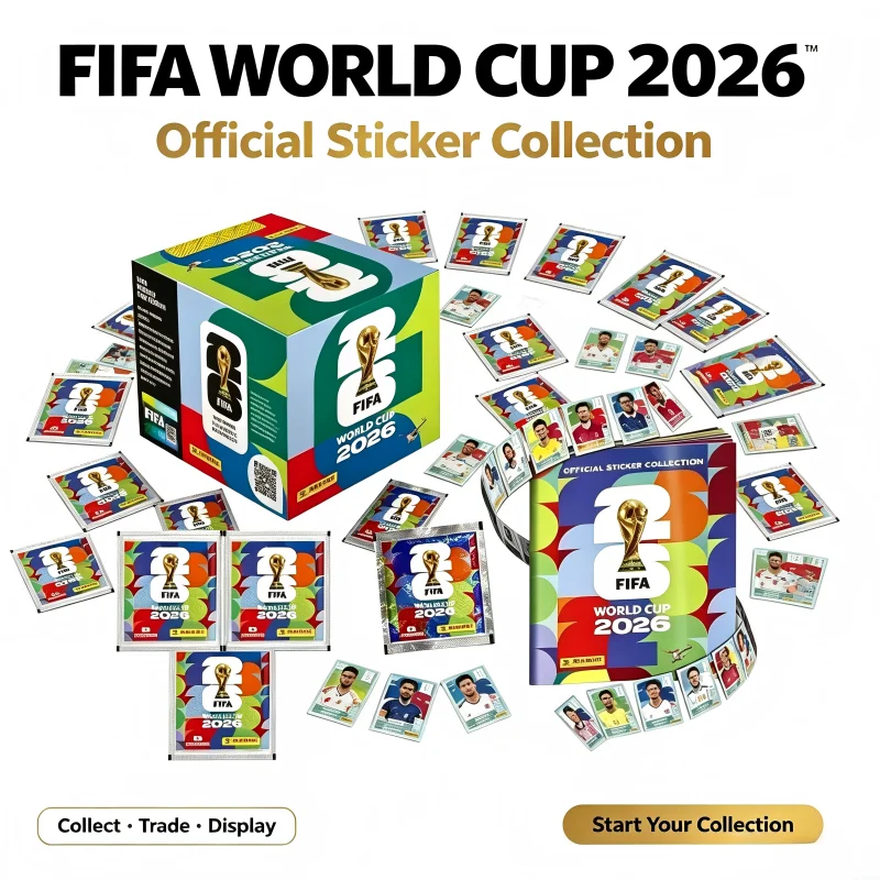 限定版純正パニーニ公式fifaワールドカップサッカーカードステッカーパック＆アルバム限定版コレクションサッカー記念品セット