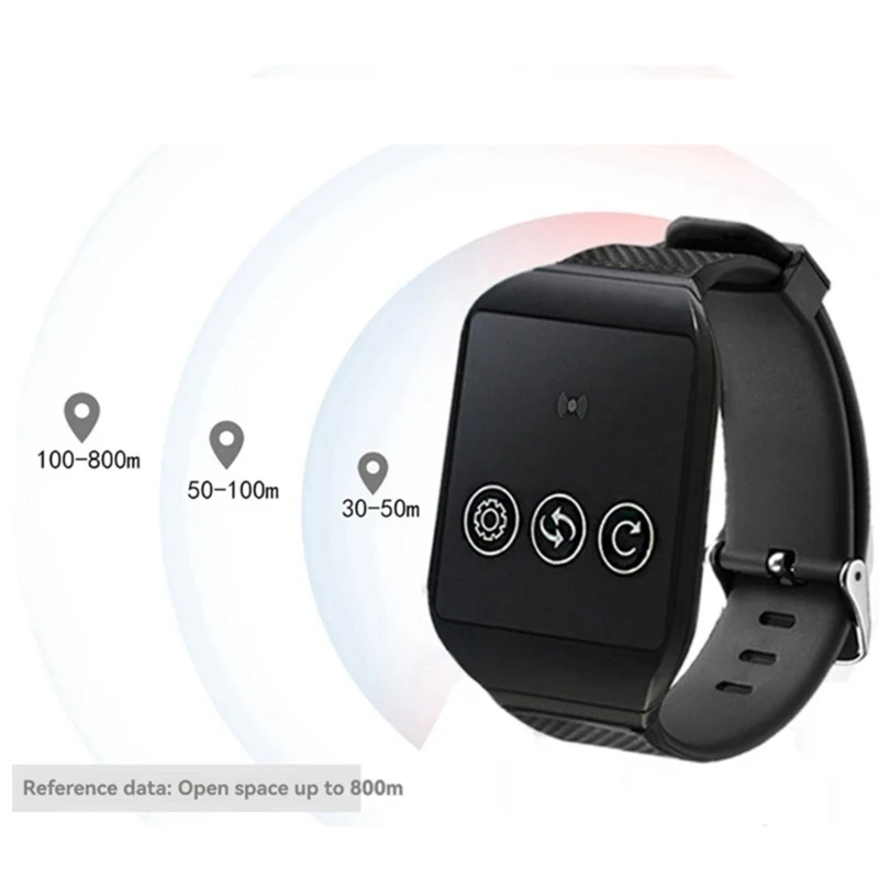 Système d'appel patient montre-bracelet étanche alerte sans fil adapté aux personnes âgées