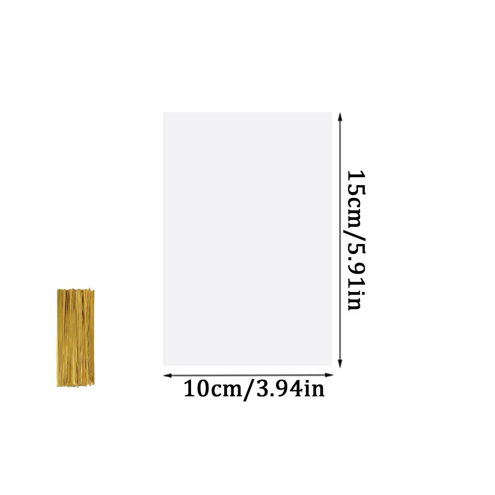 30/60 Stück transparente Cellophan-Geschenktüten, Kunststoffverpackungen mit Drehverschlüssen, Party-Geschenktüten, ideal für Hochzeit, Geburtstag, Party-Geschenktüten – Detail 7