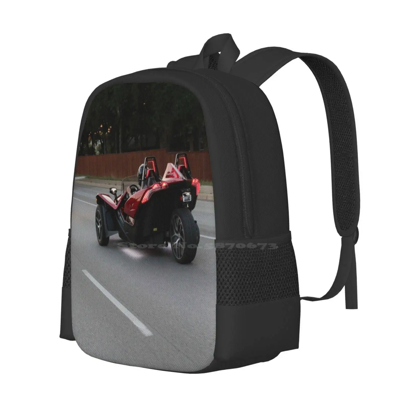 The Slingshot Hot Sale Schoolbag Backpack Fashion Bags Slingshot Polaris 3 Wheels Epic Cars Luxury