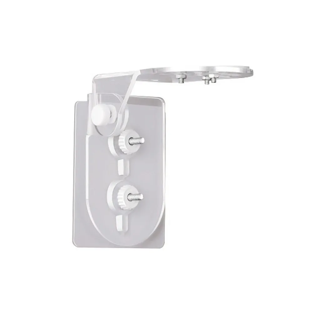Acrylic Video Surveillance Camera Mount L Shape Upside-Down Mount Security Camera Brackets Transparent Drill-Free Fixer
