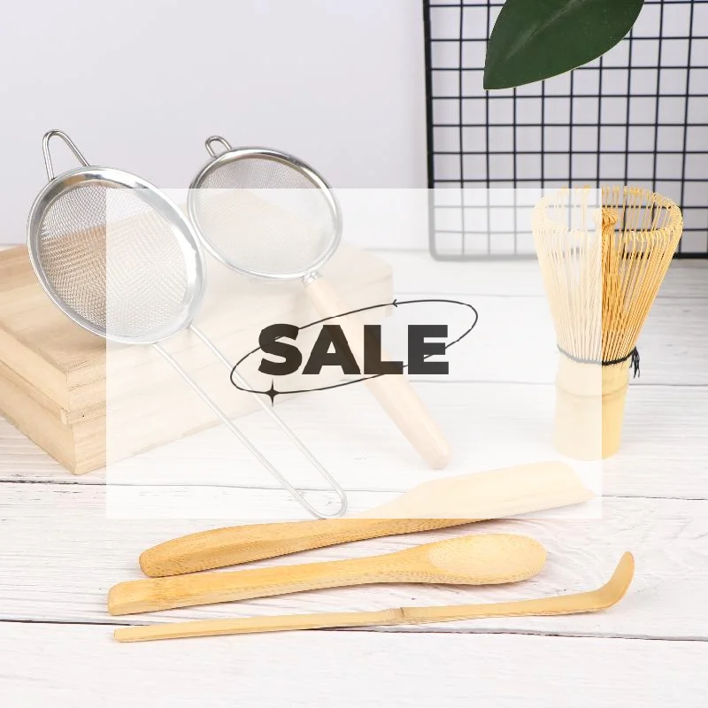 

4 шт., набор венчиков для матча, бамбуковый венчик для матча ручной работы, традиционная совок для чая, глубокий совок, ситечко для чая, прозрачный держатель для хранения венчика