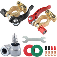 12V 24V Quick Release Disconnect Car Battery Terminal  Connectors Top Post Automobile Wire Cable Clamp For Boat Race Auto
