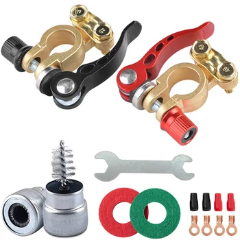 12 فولت 24 فولت الإفراج السريع قطع بطارية السيارة موصلات طرفية أعلى آخر السيارات سلك مشبك كابلات ل سباق القوارب السيارات