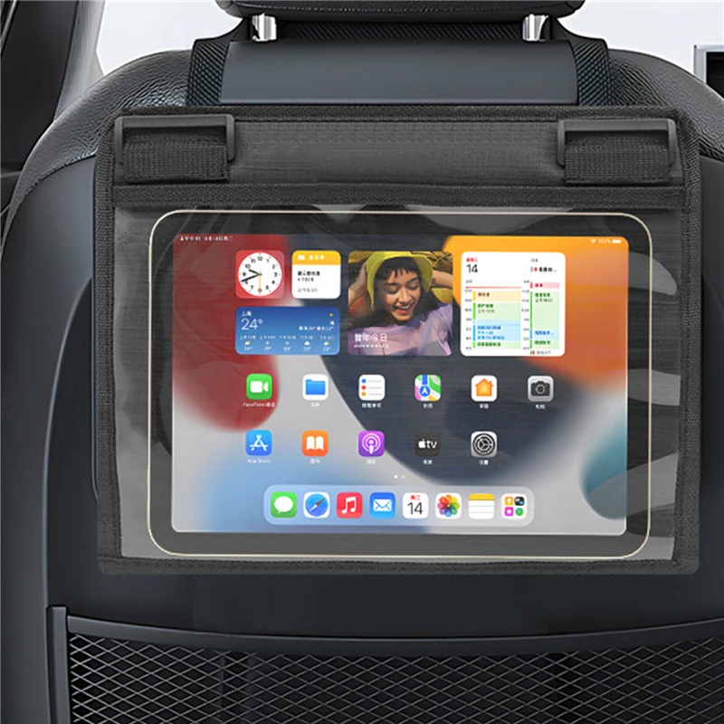 Car Tablet Hanging Bag Car Rear Seat Headrest Hanging Bag Car High-speed Rail Seat Storage Bag For High-Speed Rail Seats