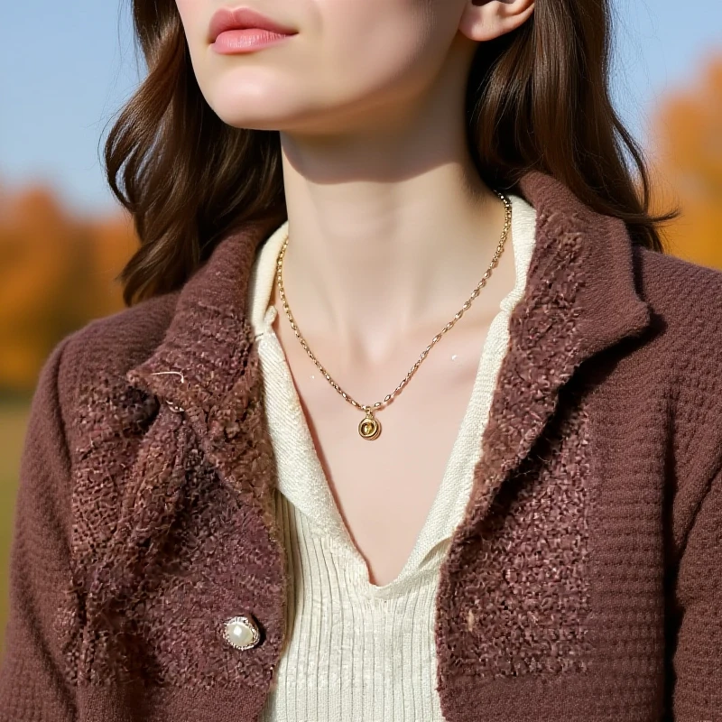 Vintage marrón cámara Melard cuadrado ojo de tigre piedra colgante collar de cuero para Mujeres Hombres Punk Hip Hop Y2K encanto nuevos accesorios