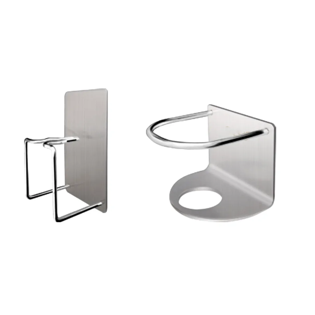 

2 шт. настенных держателей для зубных щеток и пасты из нержавеющей стали 304, компактный органайзер для ванной комнаты, подставка для зубных щеток