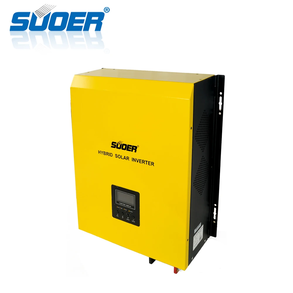 5KVA Solar Hybrid Inverter With 48Vdc To 220v 230v Pure Sine Wave Low Frequency 60Hz AC Output 100A MPPT Charger Solar System