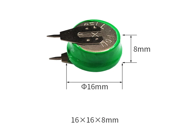 10 stücke/Los 1,2 V 110mAh 1,2 V/110h wiederauf ladbare Ni-MH-Knopf batterie Anti-Mücken lampe Solar LED Licht elektrische Spielzeug batterien Zelle