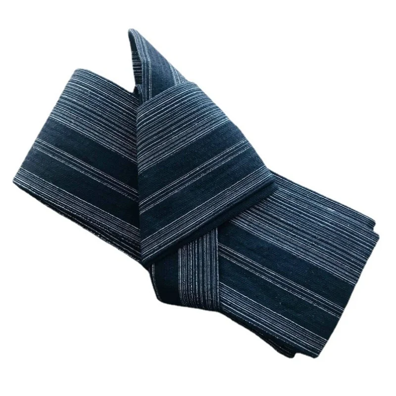 

Japanese Kimono Obi Belt Mens Traditional Vintage Waist Judo Wrap Waistband Pattern Kimonos Men Accessories