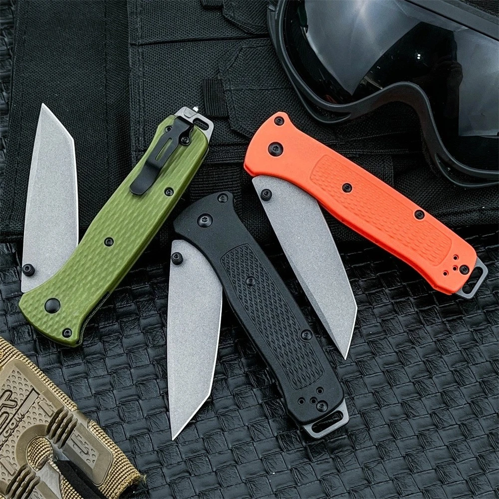 

Тактический складной нож BM 537 с лезвием из стали 440C, ручка из нейлонового волокна, инструмент EDC для кемпинга, охоты и пешего туризма — 3 модели