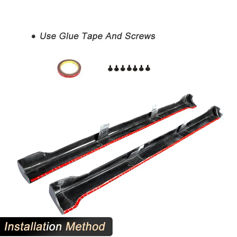 PU Unpainted Side Skirts Apron Kit for Volkswag VW Golf 4 MK4 R32 2003-2005 Racing Side Door Bumper Extension Lip Body Kits