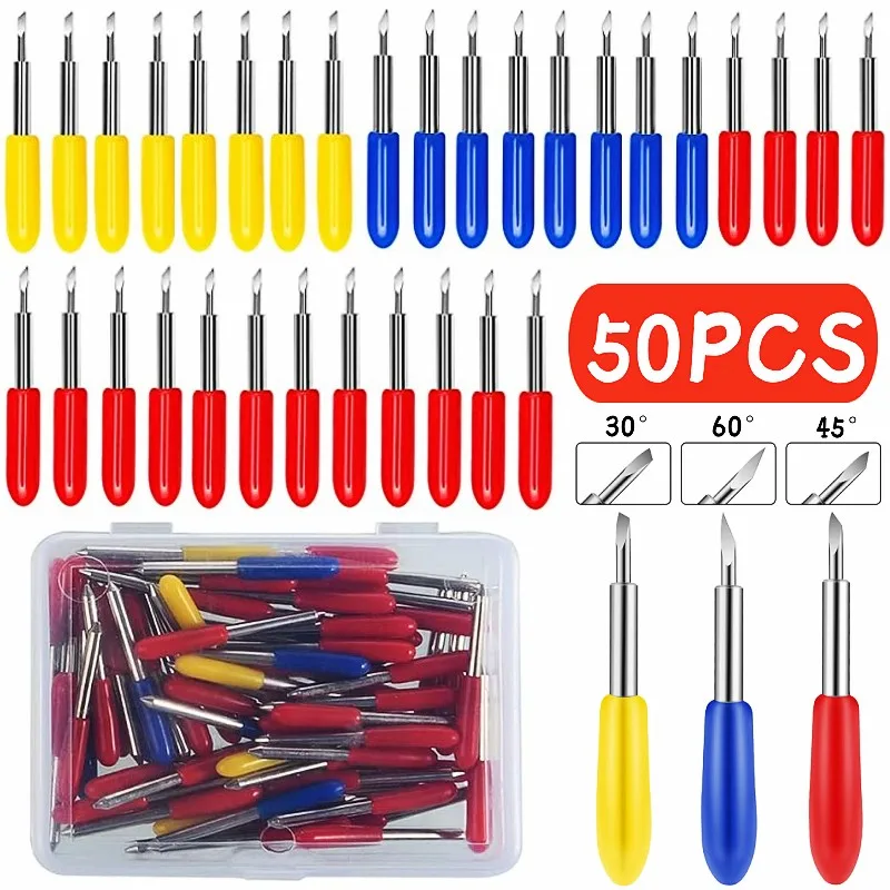 Lâminas de Corte de Substituição para Roland Cricut Plotter Cortador Padrão Fine Point Air Air Maker 30 Graus 45 Graus 60 Graus