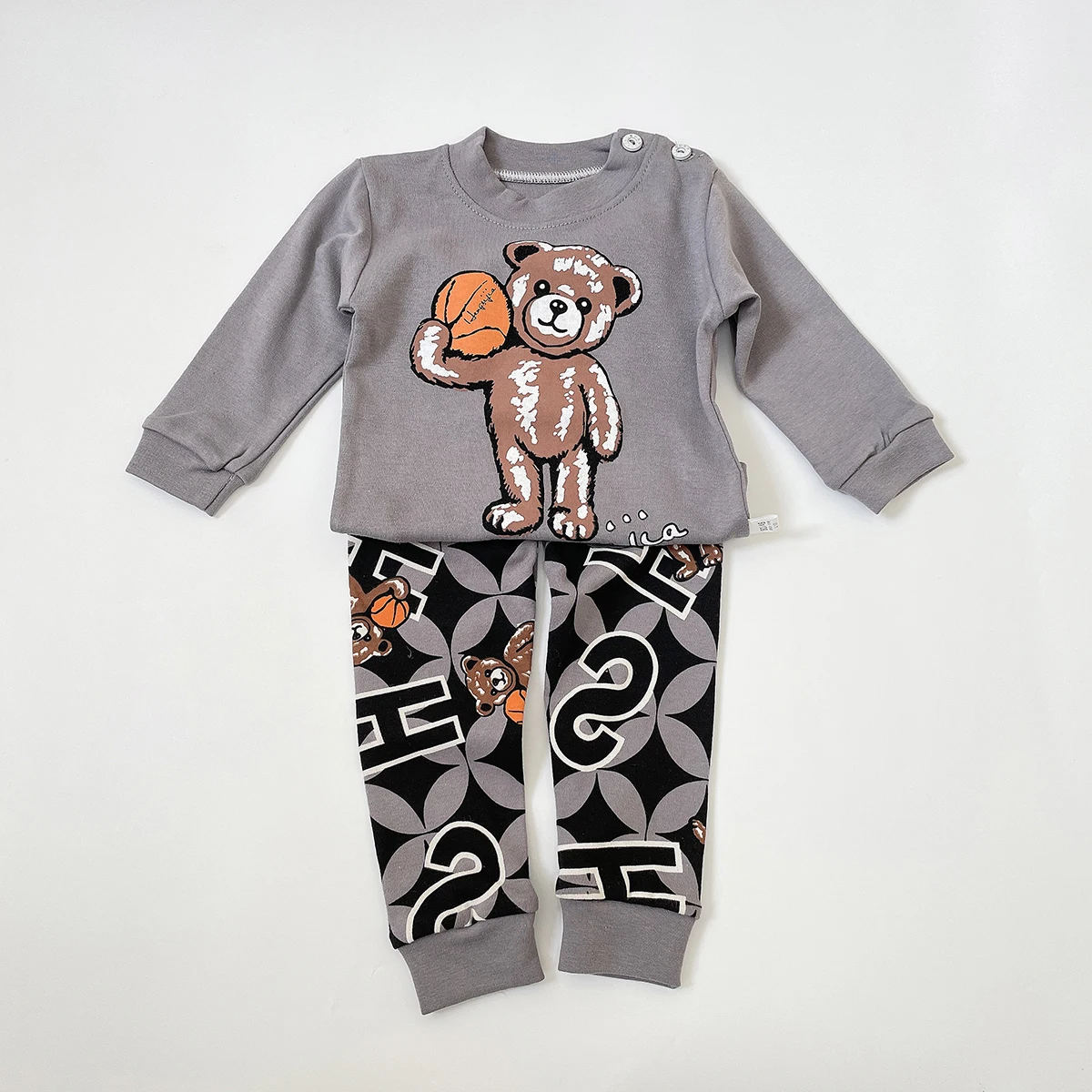 2023 Autumn Winter New in Kids Cotton Home Wear Set - Childrens Top Shirts + Pants for Boys, Girls,  Infants Baby Sleepwear