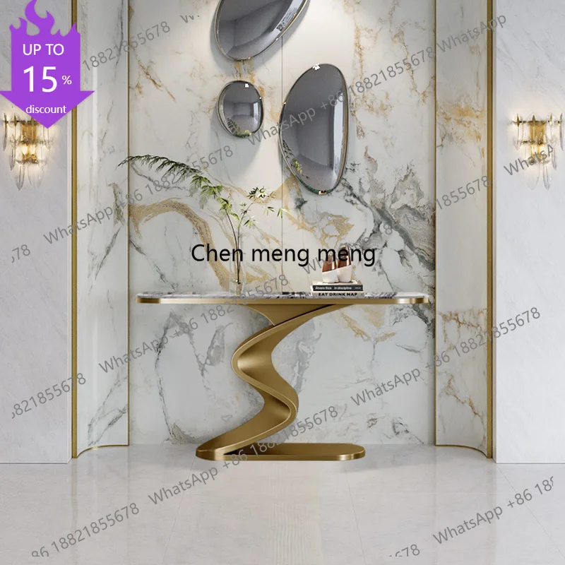 

Элегантный консольный стол D178 для прихожей, современный уникальный дизайн, минималистичный столик для гостиной, мебель для дома