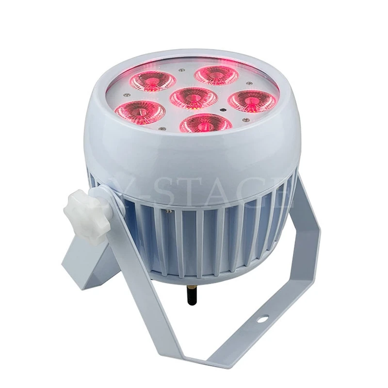 คริสต์มาสไฟติดเวทีแสง Ip65 Par Light 6X18W แบตเตอรี่ไร้สาย Powered Dmx Led แสง