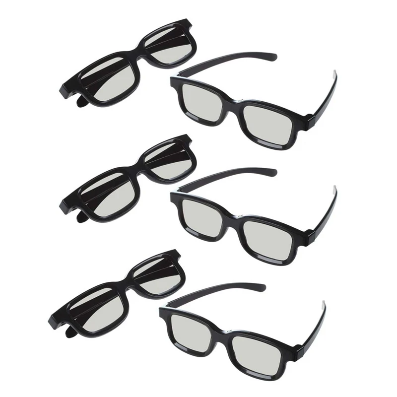 3D Glasses For LG Cinema 3D TV's - 6 Pairs