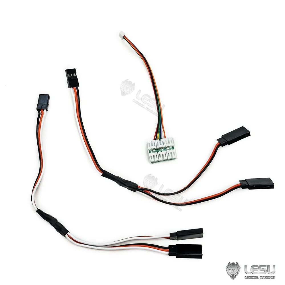 1/14 Modello di macchine edili per camion Kit audio ed elettronico EL-001 Illuminazione e suono LESU Parti di camion fai da te Modello Rc