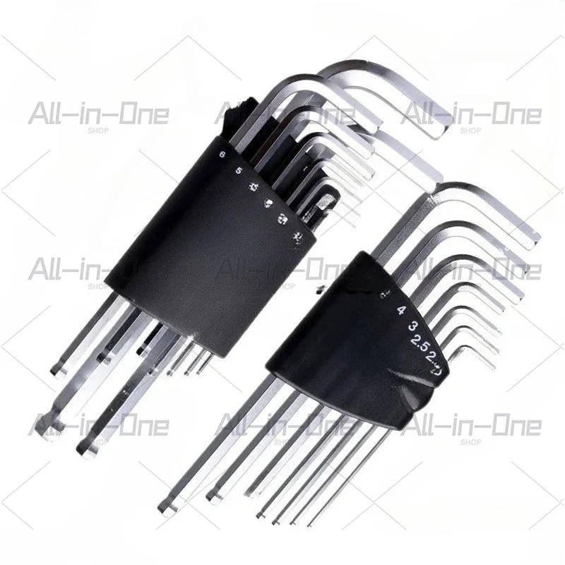 Suitable for Hexagonal Inner Spanner Set 289L/XL 287L Hexagonal Spoon 7/9 PCs Metric Ball Head