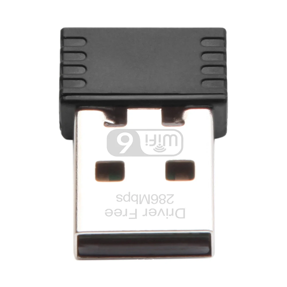 WIFI6 USB WIFI Network Card Free Drive 2.4GHz Wireless External Receiver 286.8Mbps 802.11b/g/n/ax for PC Laptop