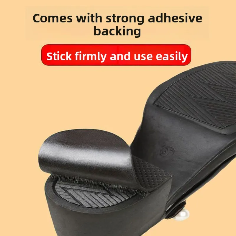 واقيات كعب الأحذية EVA السميكة المضادة للصرير - 1 لفة شريط نعل مطاطي غير قابل للانزلاق للكعب السميك وحماية التآكل