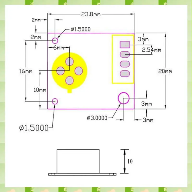 2025 5Pcs Air Pollution Sensor JW01-C02-V2.2 VOC Air Quality Detection Module ZP07 MP503 For C02 Benzene Formaldehyde Alcohol,5P